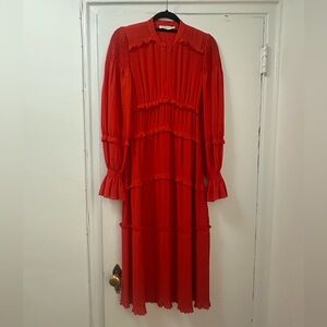 TORY BURCH - Elegant Red Women's Dress